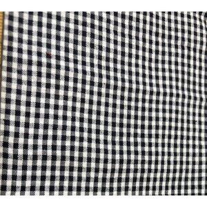 Black & White Gingham Cotton Fabric 1/4 yard x 44" Sewing & Crafts